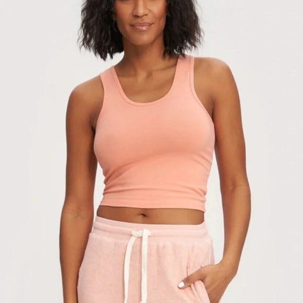 Noize Desi Scoop Neck Crop Tank Top Size XXS NWOT